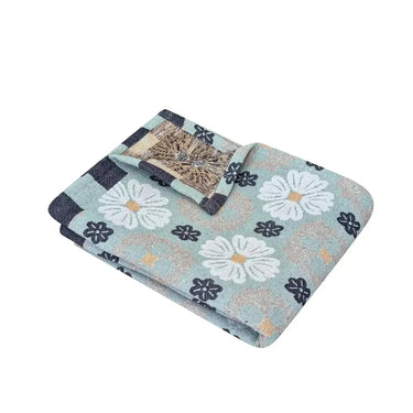 Throw Zoe - Peppermint & White Multi – High quality House of Dudley homewares